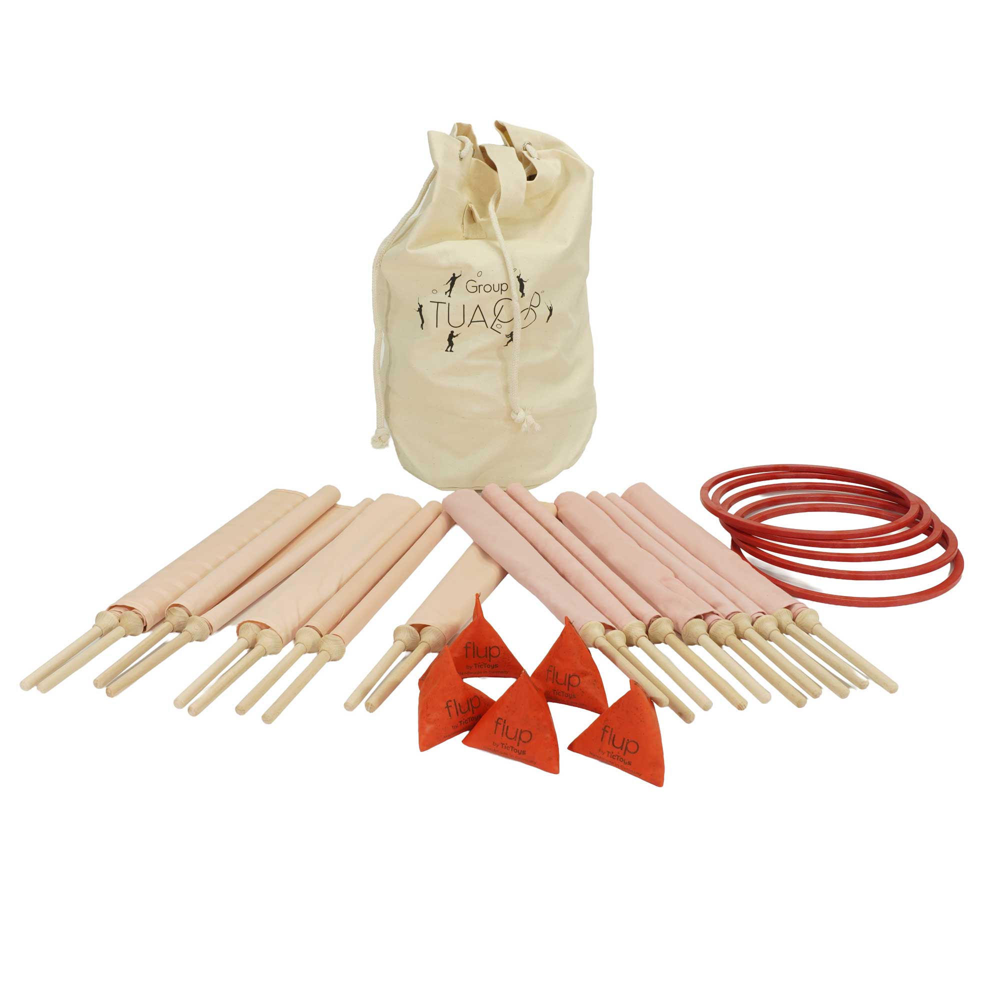 Group Tualoop & flup - set for 10 DE