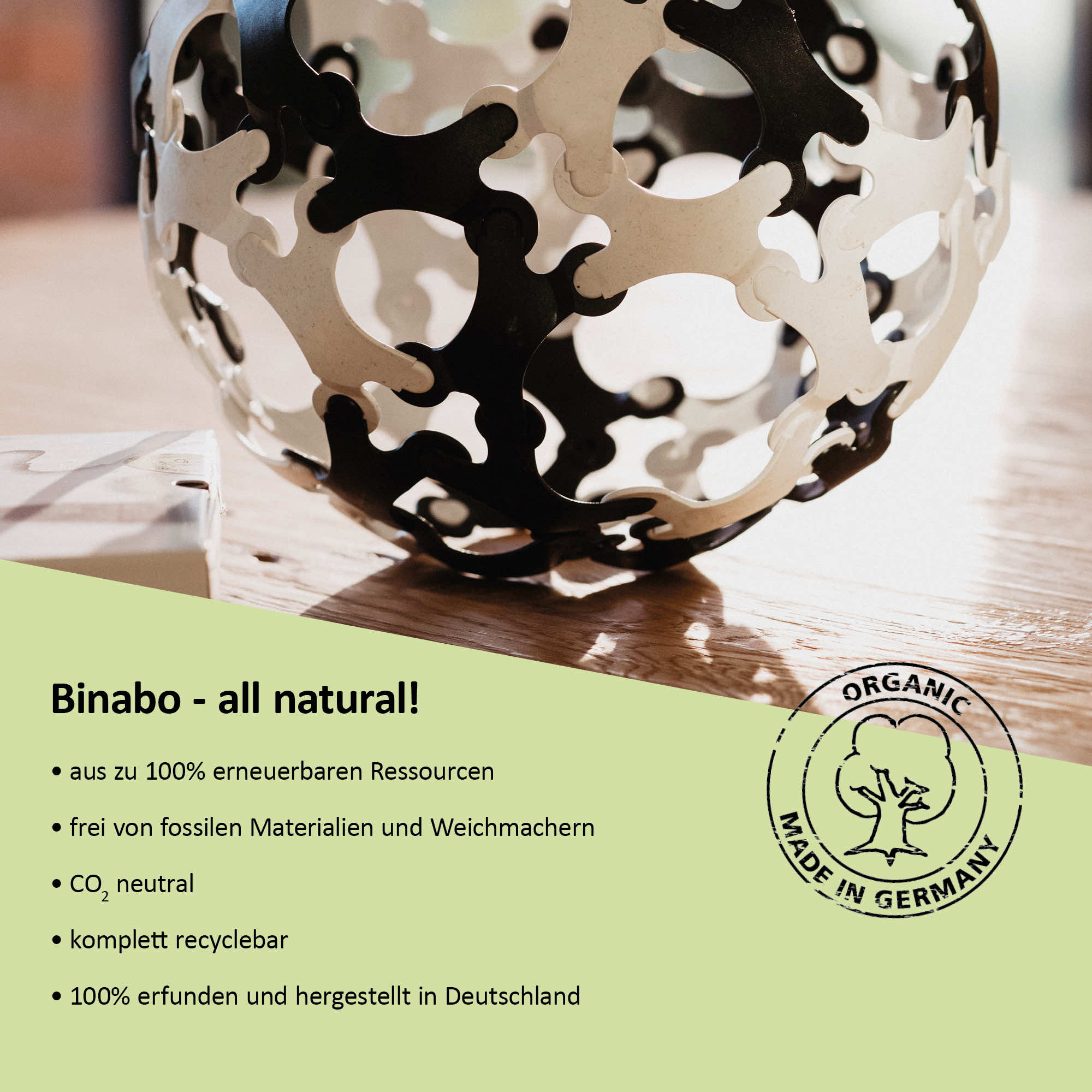 TicToys Binabo Black and White all natural TicToys Binabo Black and White all natural