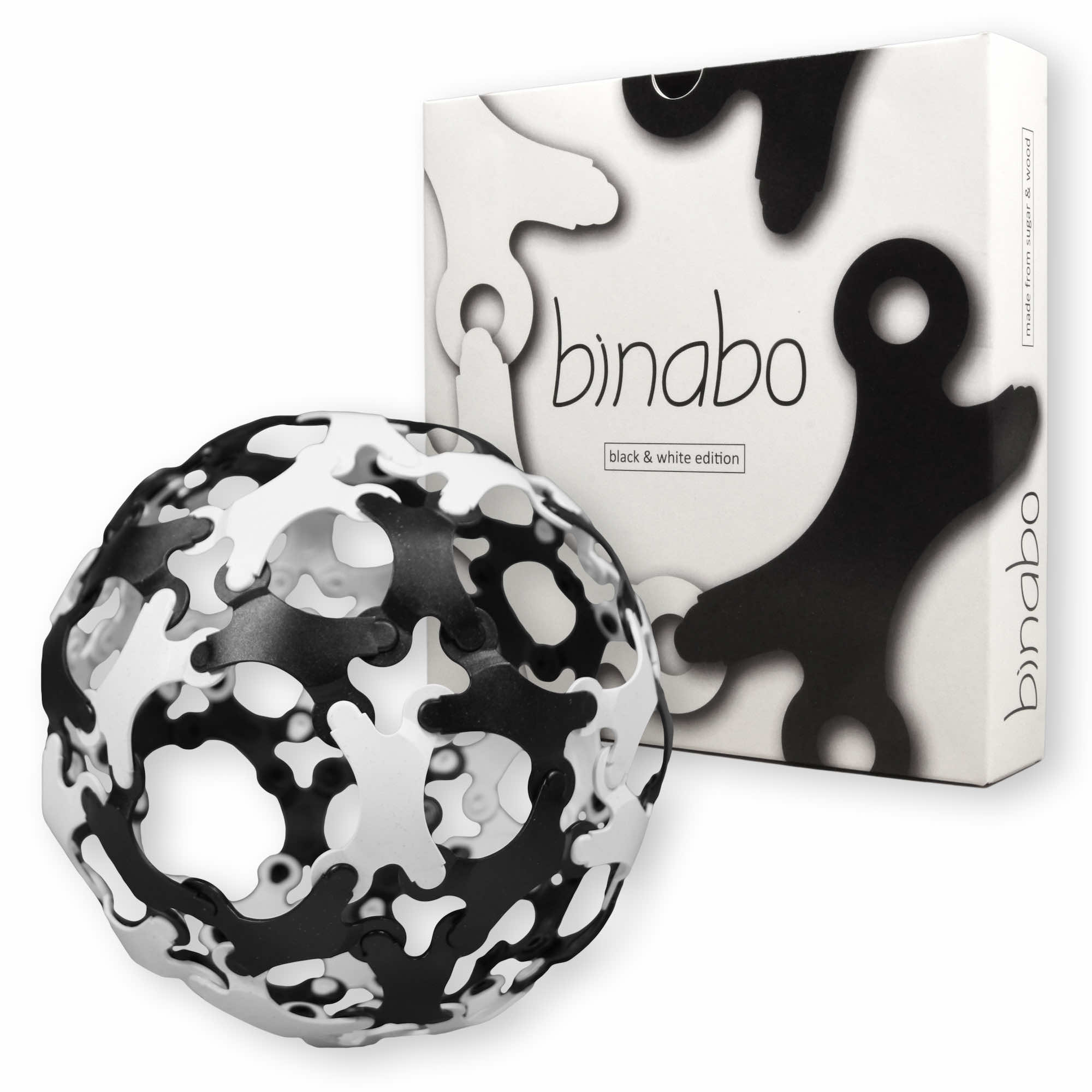 TicToys Black & Wihte box and ball TicToys Black & Wihte box and ball