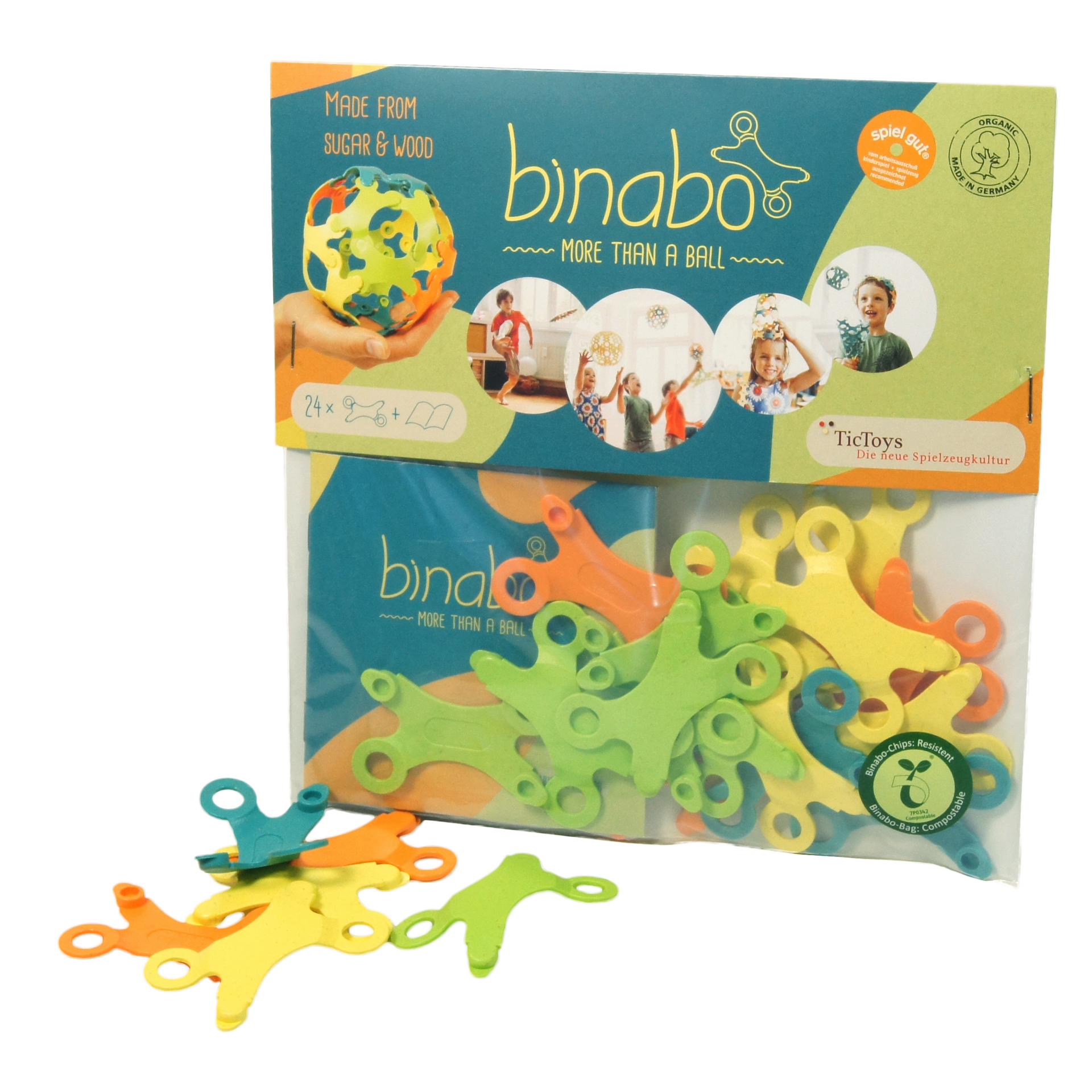 Binabo – 24 Chips, gemischte Farben, 1 VE