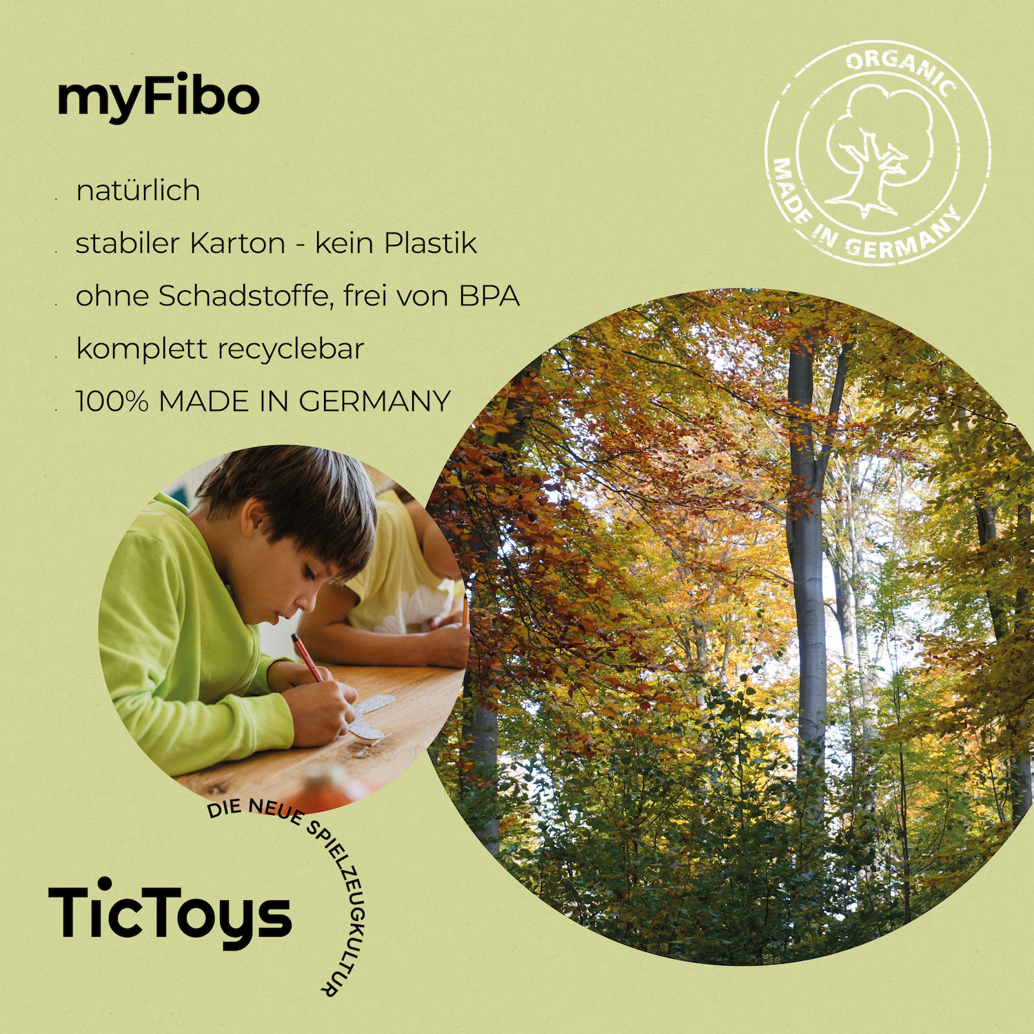myFibo besteht aus Papier und wird umweltfreundlich in Leipzig produziert