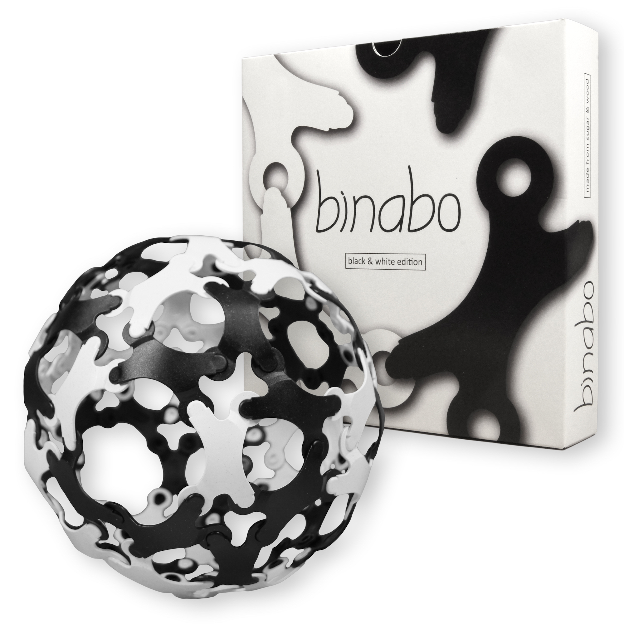 Binabo – 60 Chips – black & white